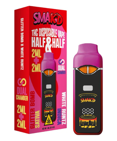 SMAK'D Half & Half Dual-Chamber Disposable 4G